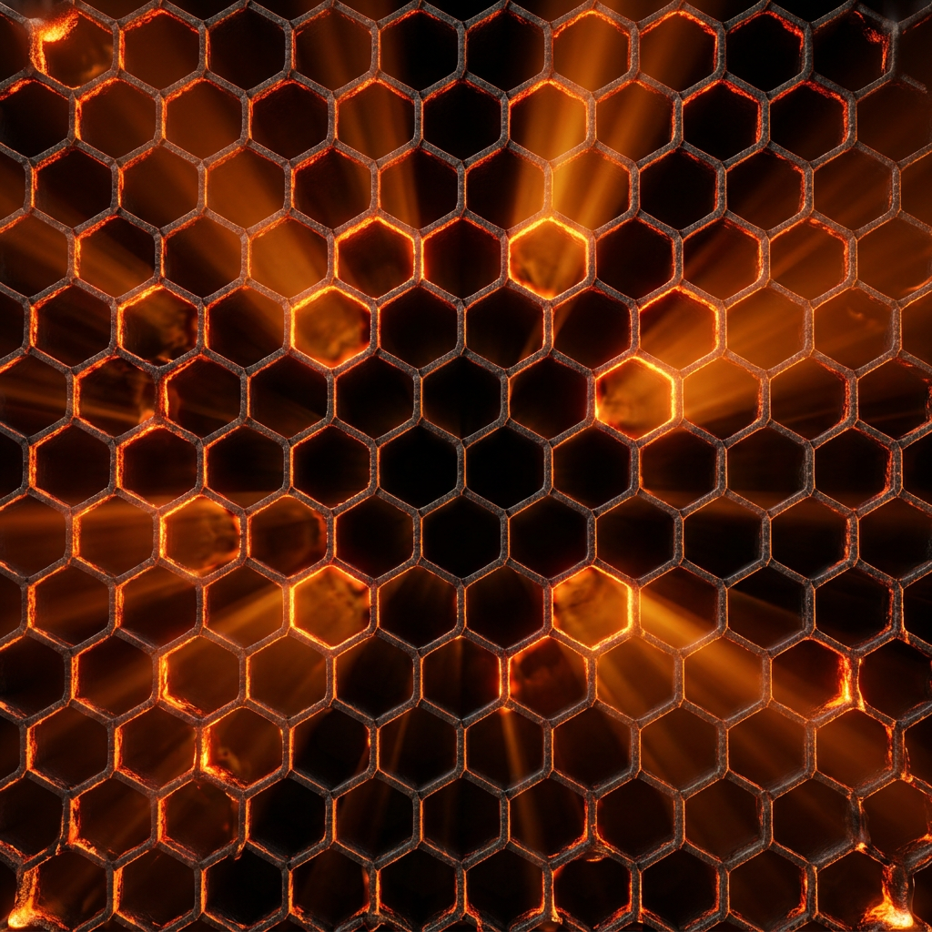PIRO honeycomb polymer core construction